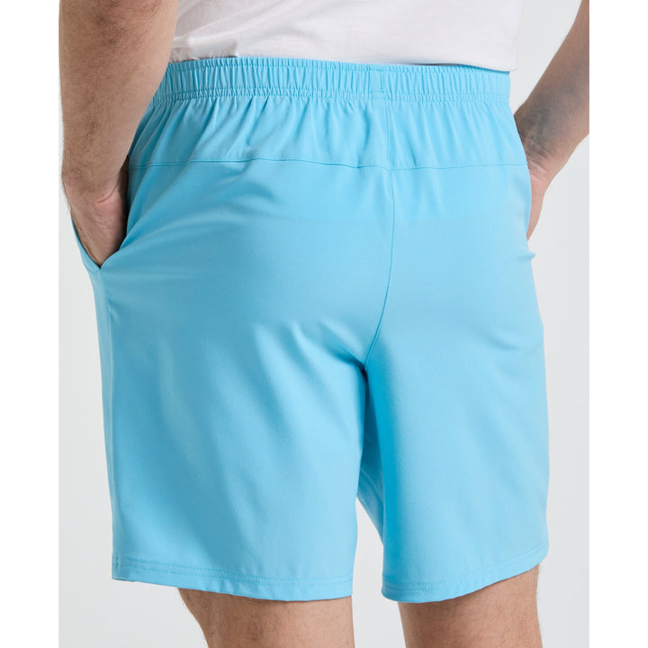 Solid Tennis Shorts (Blue Grotto)