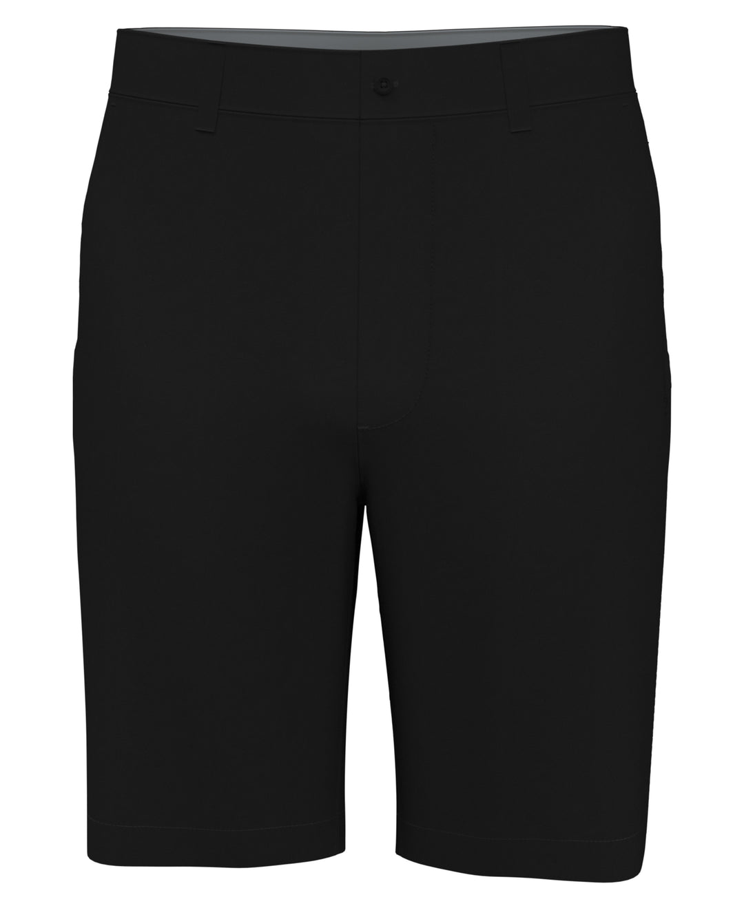Flat Front Solid Golf Shorts (Caviar)