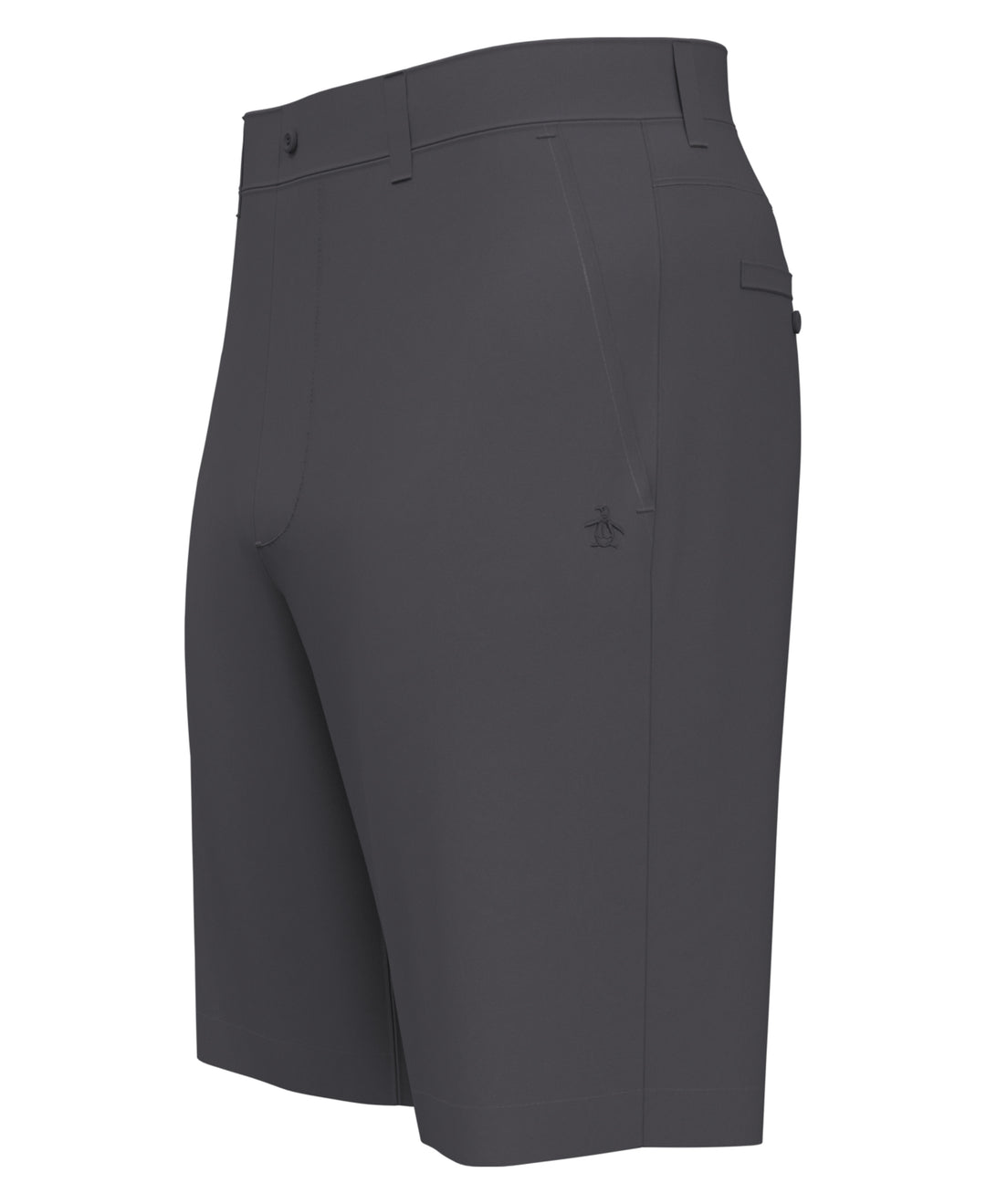 9" Flat Front Solid Golf Short (Quiet Shade)