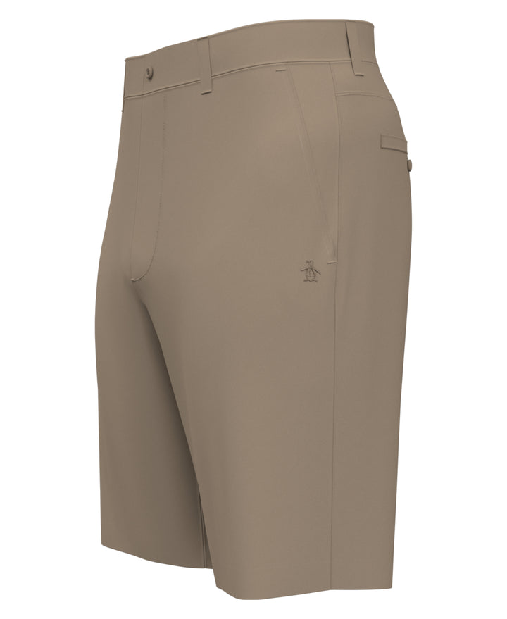 9" Flat Front Solid Golf Short (Chinchilla)