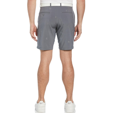 Allover Embroidered Pete 9" Golf Short (Quiet Shade) 