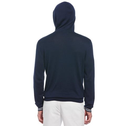 Cashmere-Like Cotton Pullover Hoodie (Dress Blues) 
