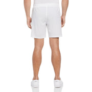 Color Block Performance Tennis Shorts (Bright White) 