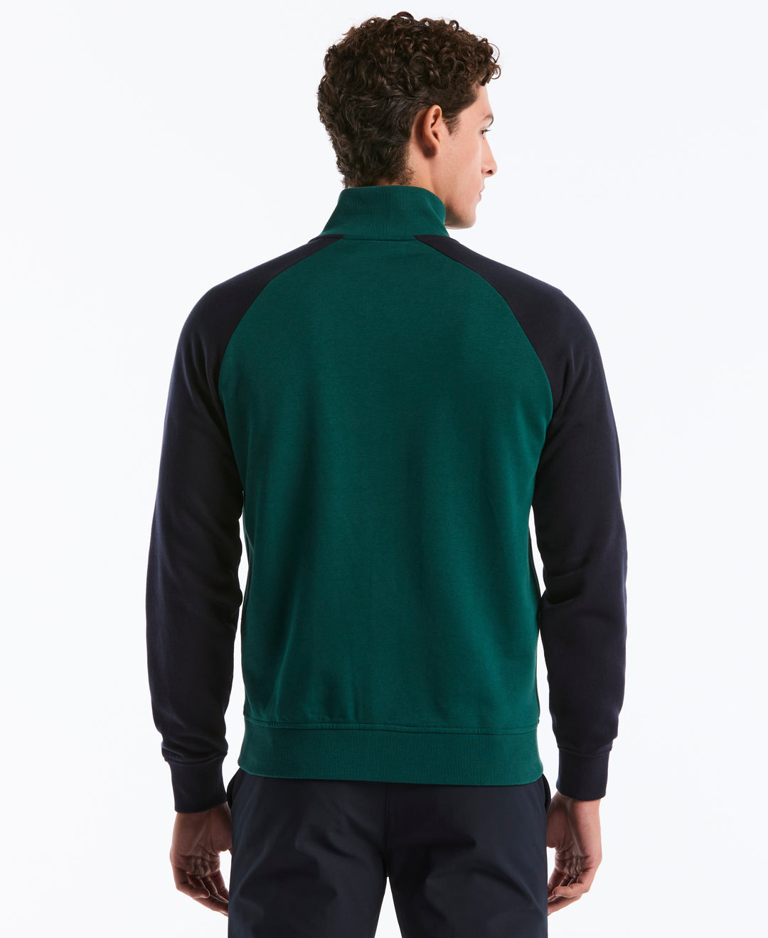 Colorblock Fleece Track Jacket-Jackets-Original Penguin