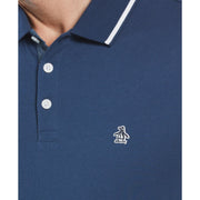 Jersey Tipped Polo (Sargasso Sea) 