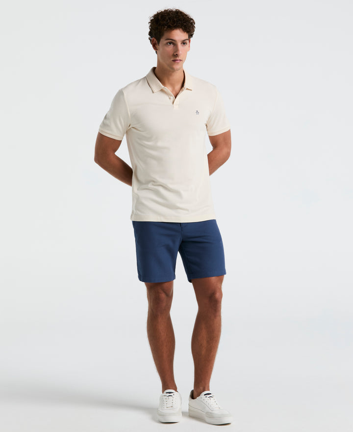 Daddy Pique Short Sleeve Polo Shirt (Birch)