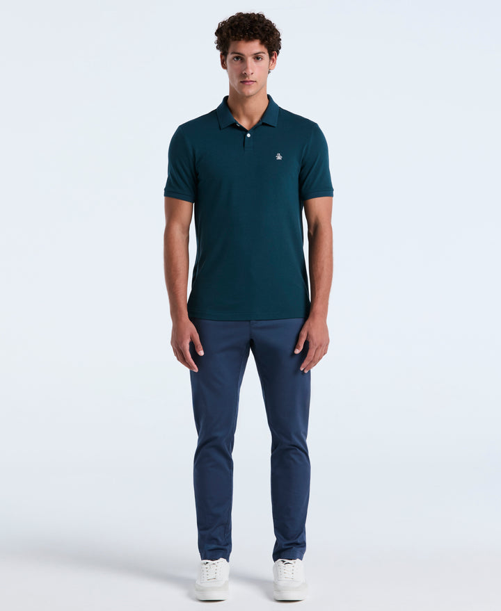 Daddy Pique Short Sleeve Polo Shirt (Reflecting Pond)