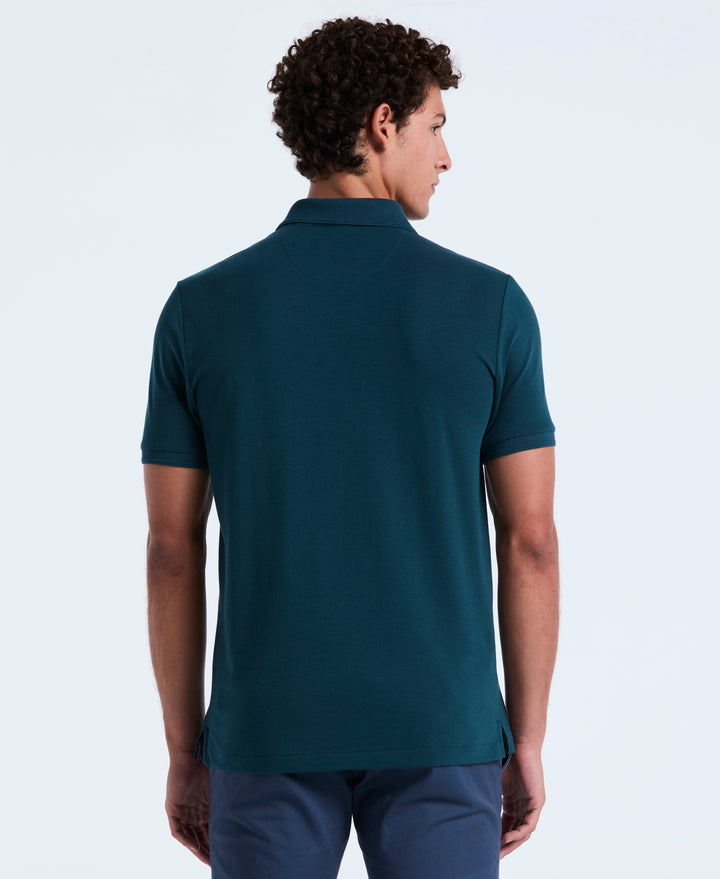 Daddy Pique Short Sleeve Polo Shirt (Reflecting Pond)