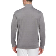 Earl 1/4 Zip Long Sleeve Golf Pullover Jumper (Quiet Gray Heather) 