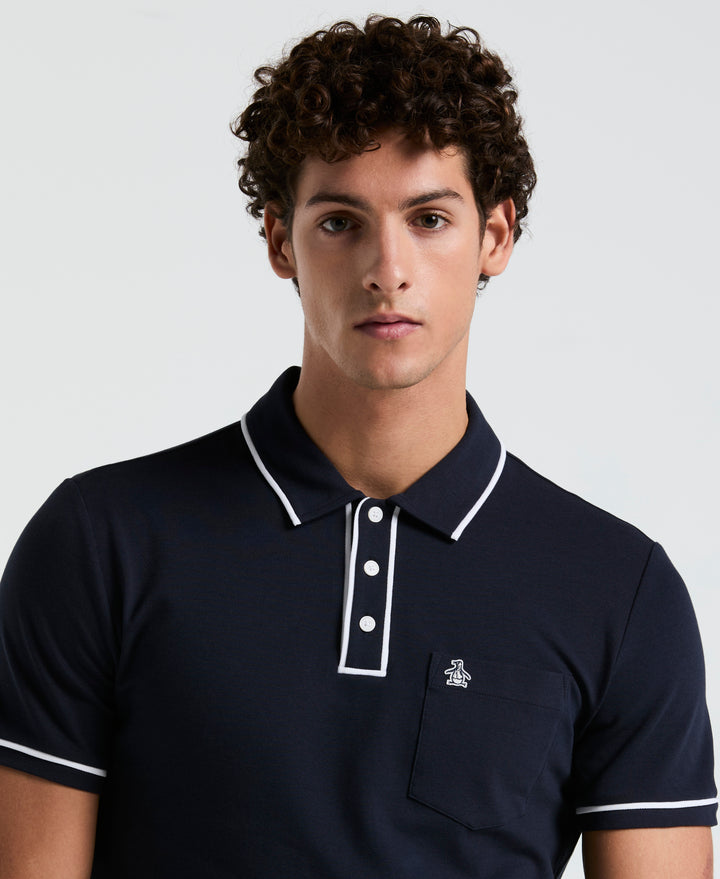 Earl™ Pique Polo (Dark Sapphire)