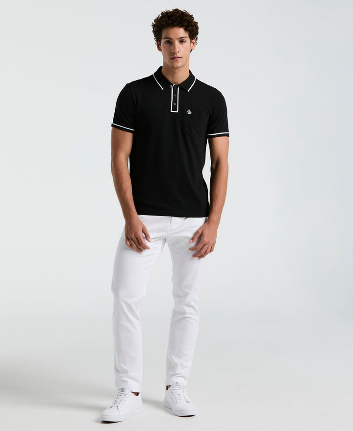 Earl™ Pique Polo (True Black)