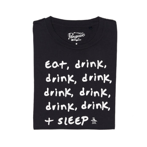 Eat Drink Sleep Tee (Dark Sapphire) 