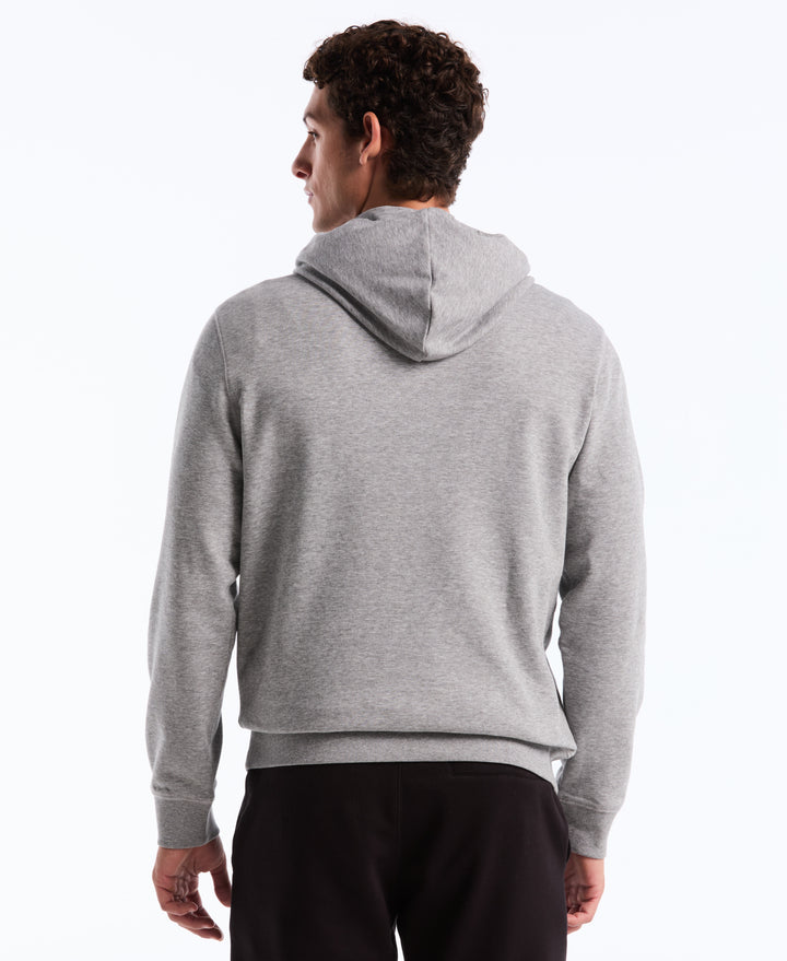 Embroidered Pete Fleece Hoodie (Rain Heather)