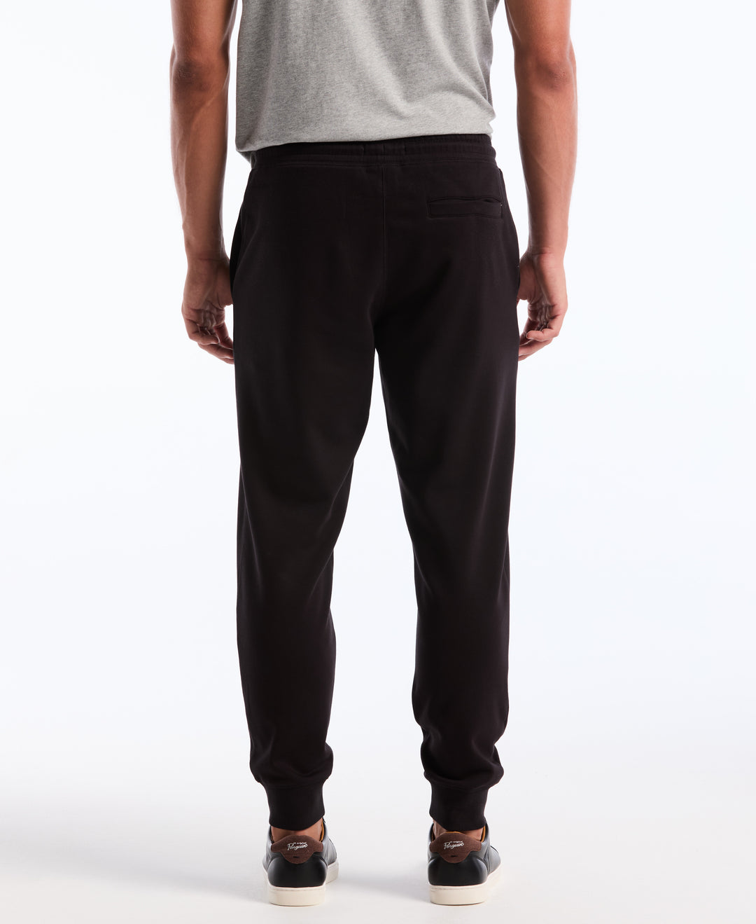 Fleece Embroidered Pete Jogger (True Black)