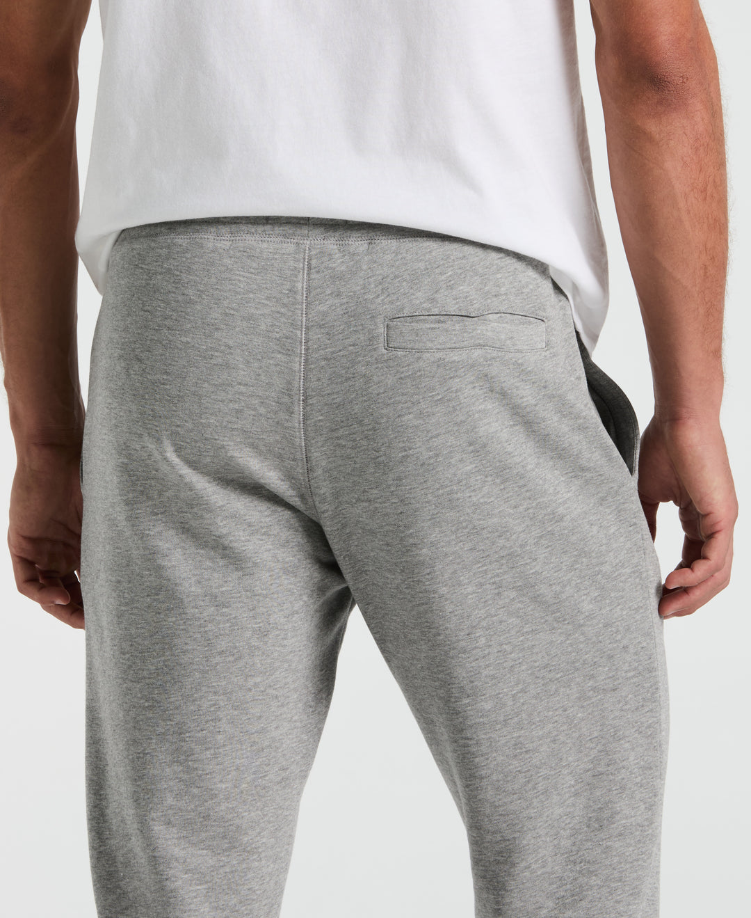 Embroidered Pete Fleece Jogger  (Rain Heather)