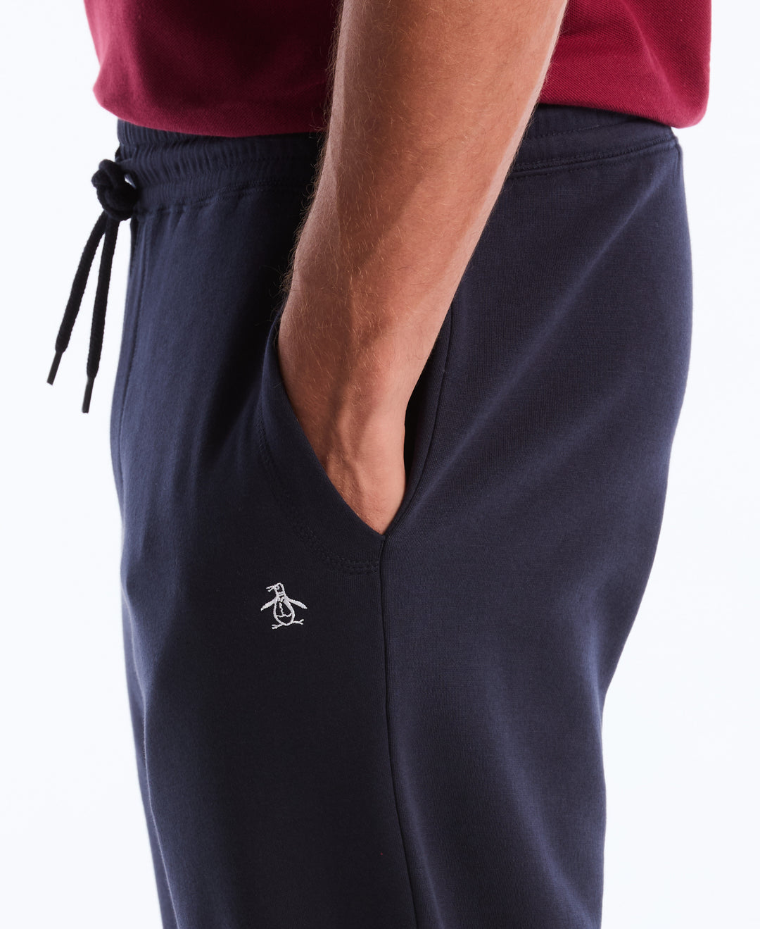 Fleece Embroidered Pete Jogger (Dark Sapphire)