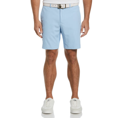 Flat Front Solid Golf Shorts (Powder Blue) 