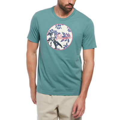 Floral Fill Pete T-Shirt (Sea Pine) 