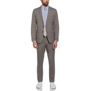 Grey Glenn Plaid Wool Blend Two Piece Suit (Grey) 