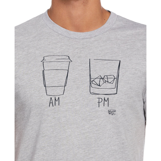 Heather AM PM Whiskey Tee | Original Penguin US