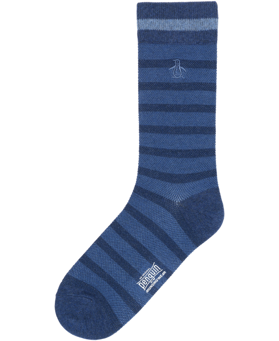 Janson Stripe Dress Sock (Navy)