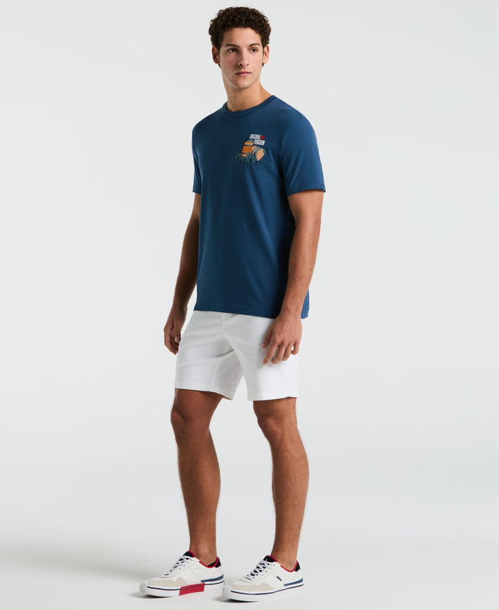 Jersey Graphic Distillery Tee (Sargasso Sea)