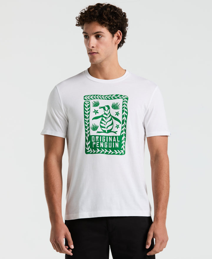 Jersey Graphic Plant Pete Tee (Bright White)