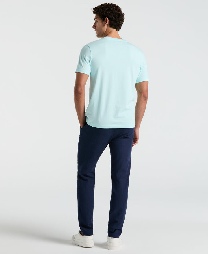 Linen Blend Chino Pant (Sargasso Sea)