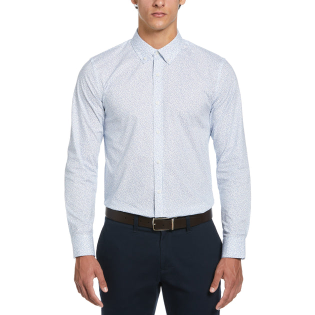 Micro Floral Print Dress Shirt | Original Penguin US