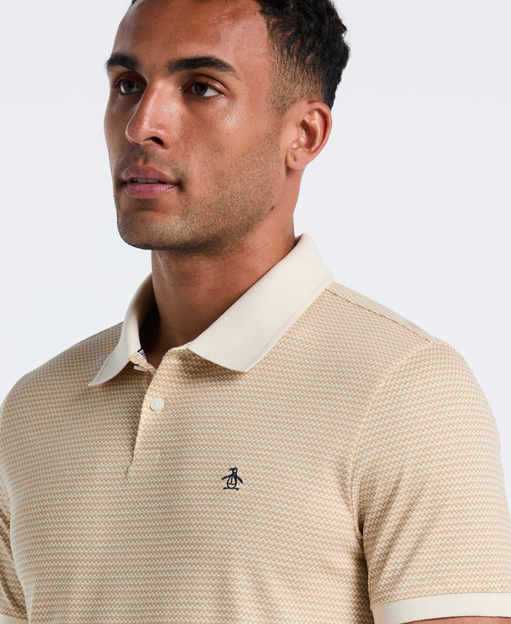 Mini Geo Print Polo (Birch)