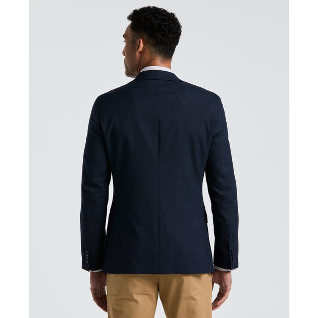 Navy Osmans Wool Poly Blend Suit Jacket | Original Penguin US