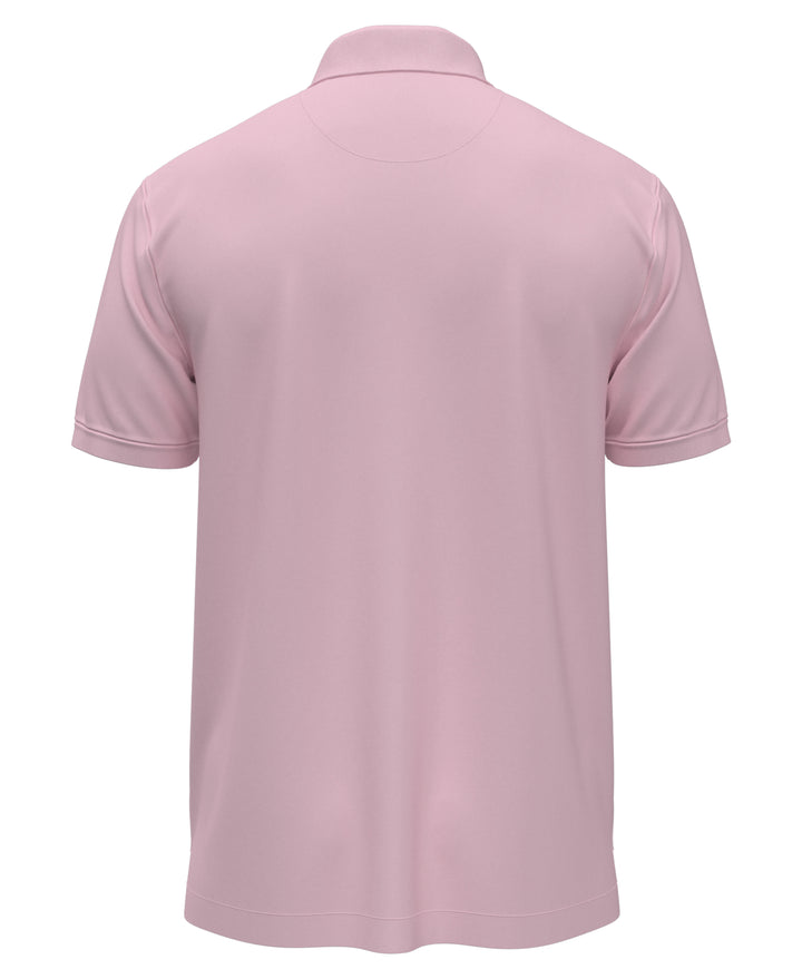 Organic Cotton Interlock Daddy Polo (Parfait Pink)