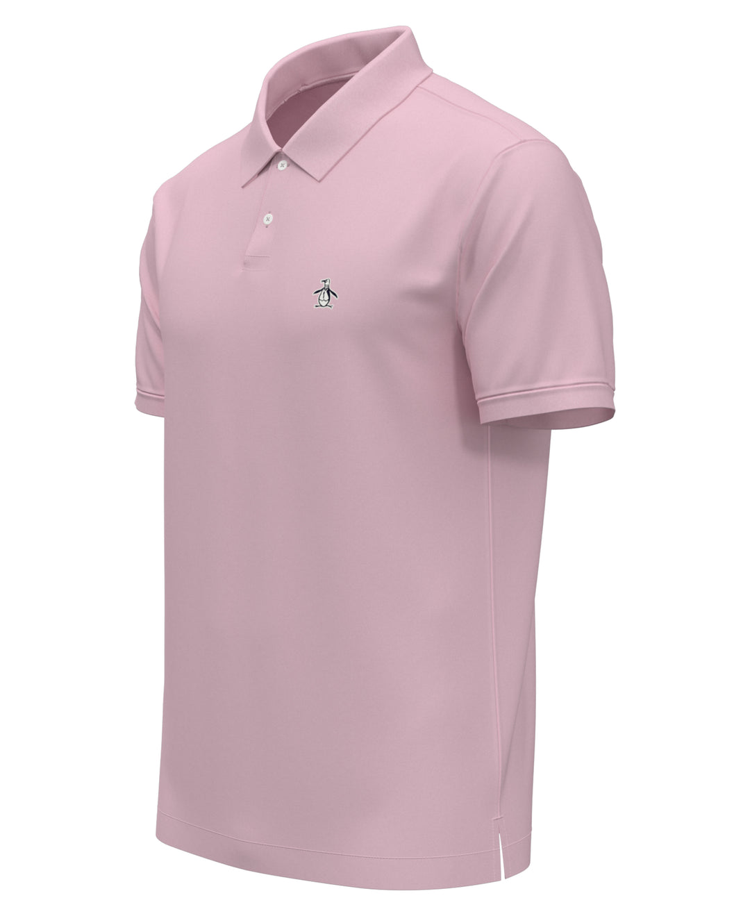 Organic Cotton Interlock Daddy Polo (Parfait Pink)