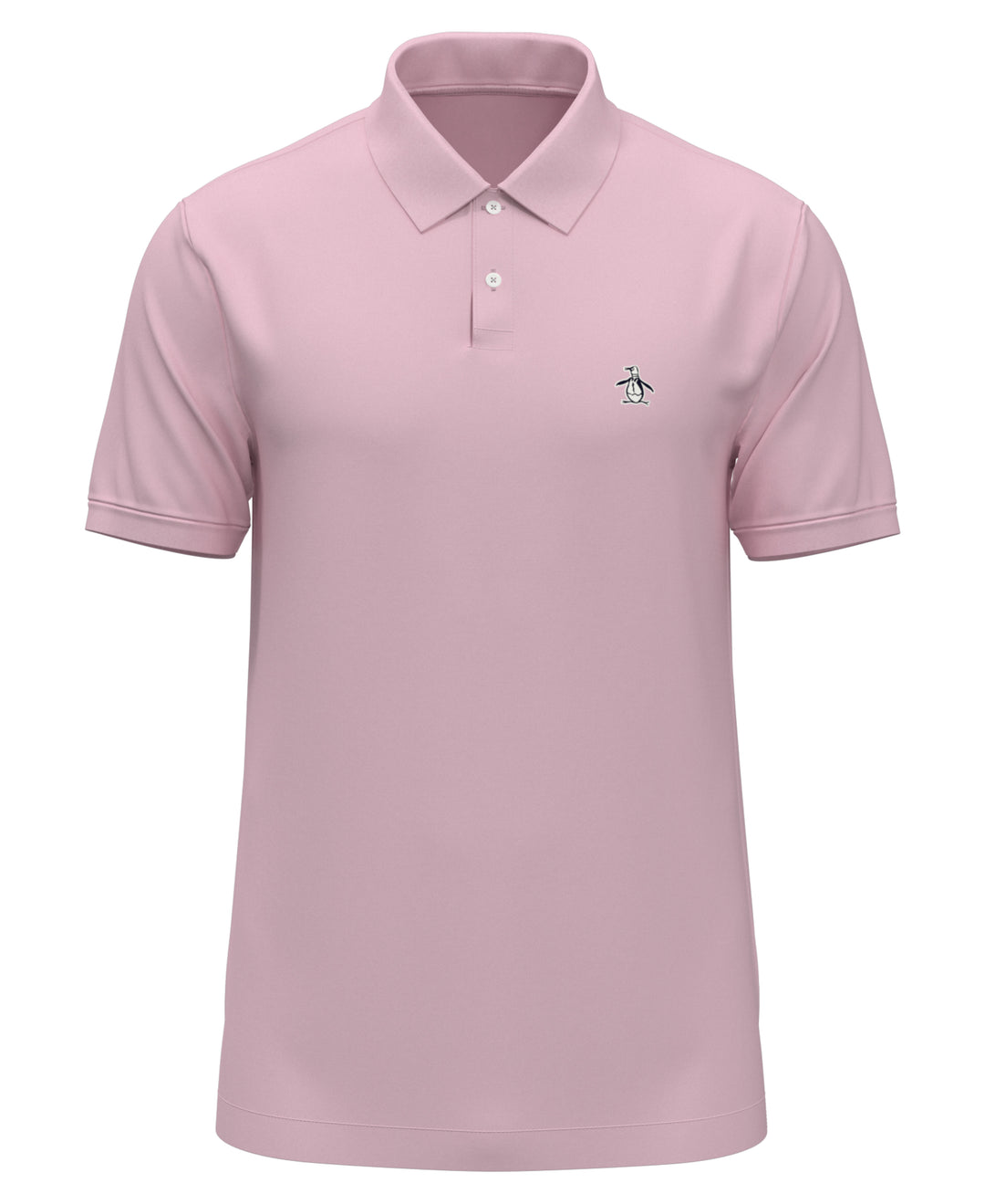 Organic Cotton Interlock Daddy Polo (Parfait Pink)