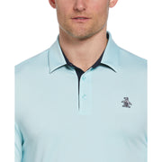 Original Block Design Short Sleeve Golf Polo Shirt (Tanager Turquoise) 
