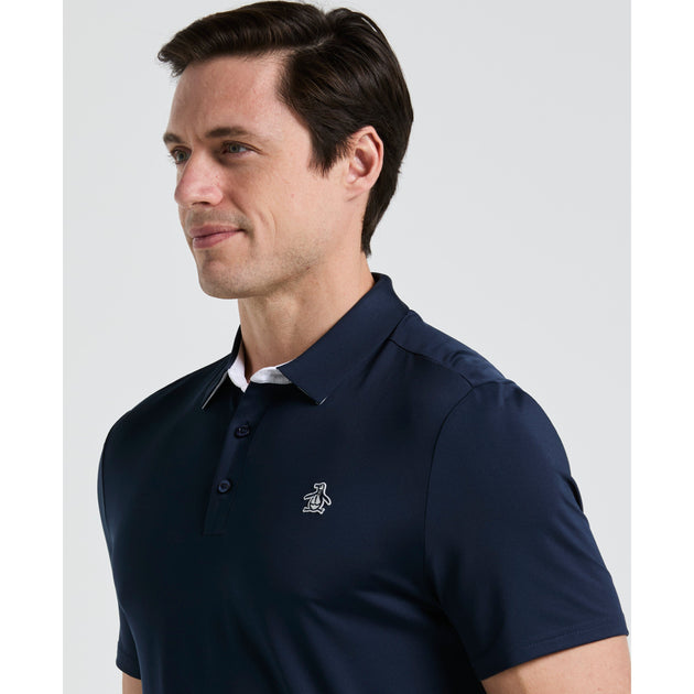 Original Block Design Golf Polo | Original Penguin US