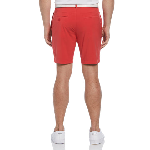 Flat Front Pete Perfomance 8" Golf Shorts (Poinsettia) 