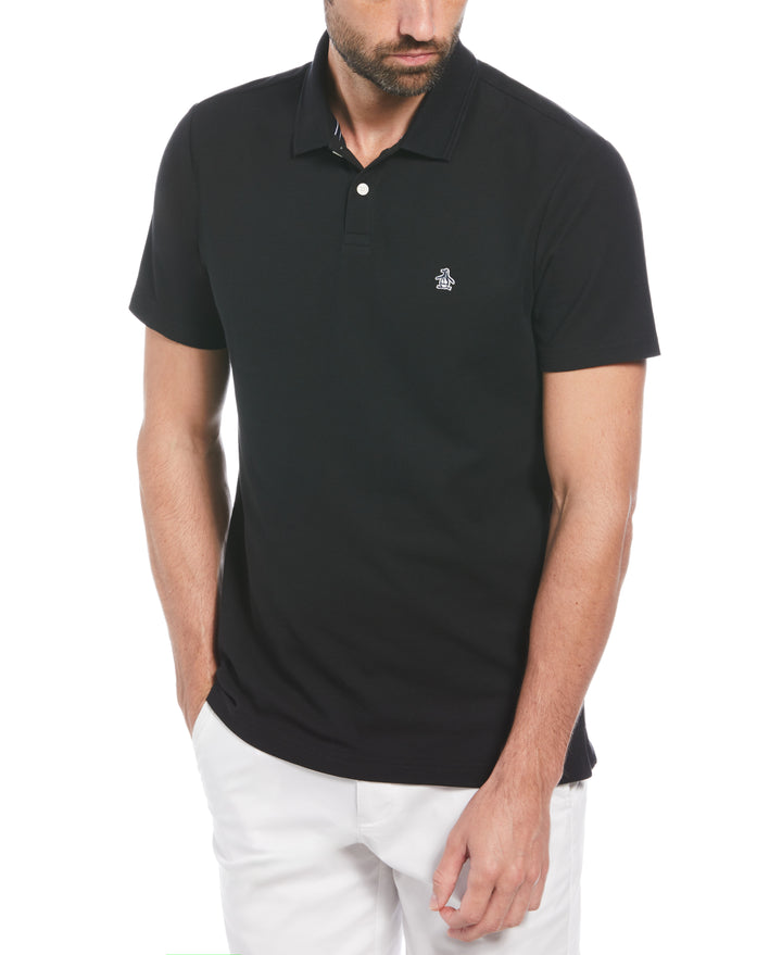 Pique Pop Polo (True Black)