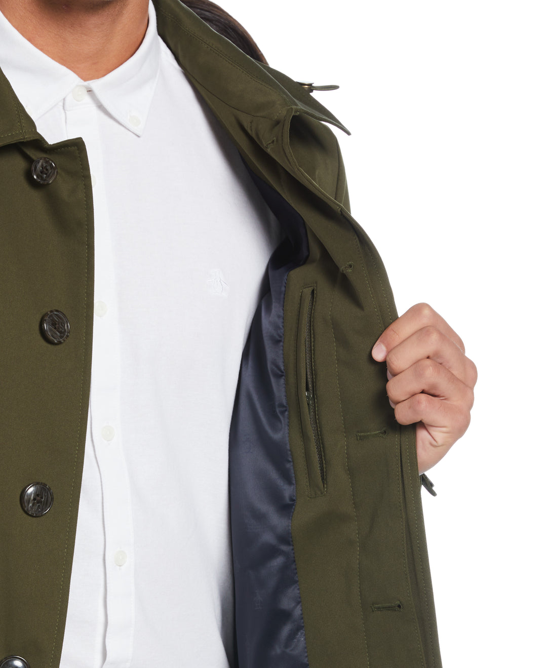 Olive Portland Rain Coat
 (Olive)