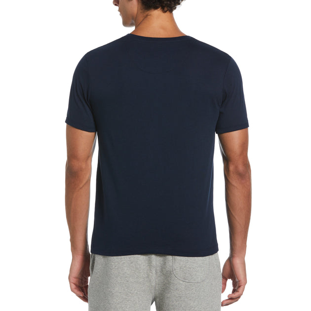 Ringer T-Shirt With Graphic Logo | Original Penguin US
