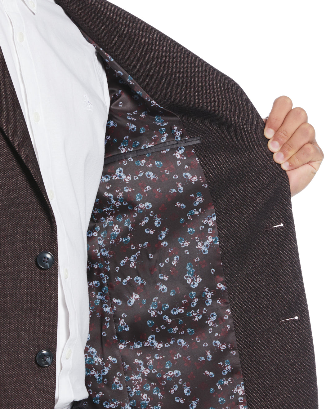 Plum Pico Suit Jacket  (Italian Plum/Chinese Red)