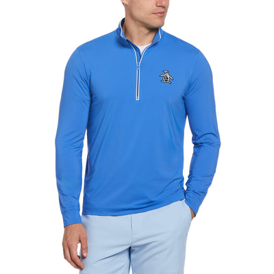 Technical Earl 1/4 Zip Long Sleeve Golf Sweater (Nebulas) 