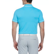 Technical Earl Short Sleeve Golf Polo Shirt (Blue Atoll) 
