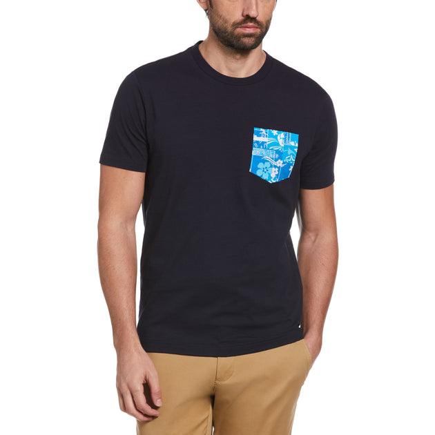 Sonderangebot Tropical Collage Pocket Tee | Penguin US Original