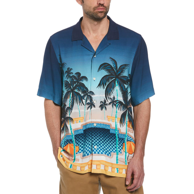 Viscose-Pool-Scene-Shirt-