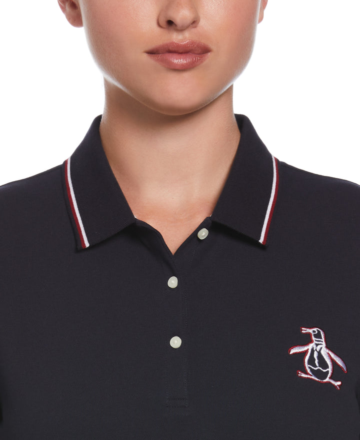 Large Pete Logo Polo (Dark Sapphire)