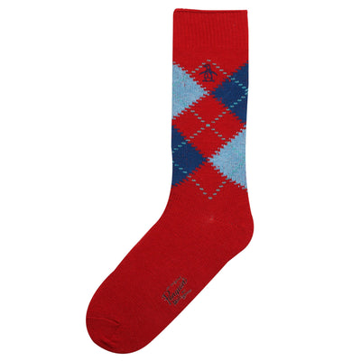 Donovan Argyle Sock-Socks-Red-NS-Original Penguin