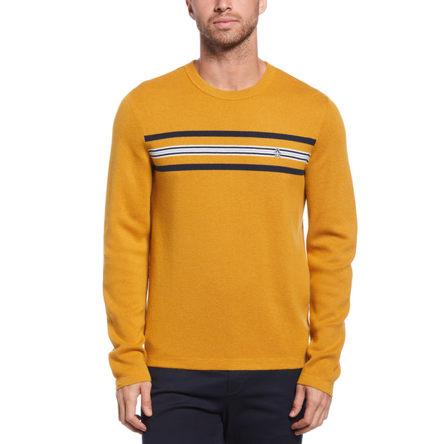 Engineered Chest Stripe Sweater Original Penguin US