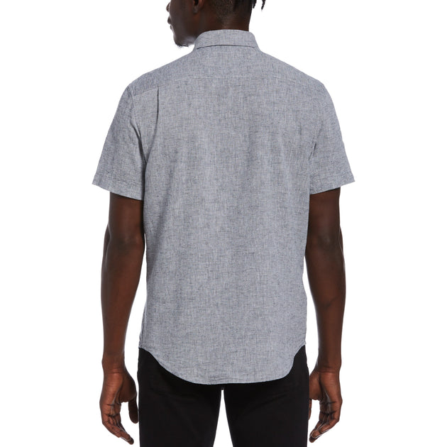 トップス XL OVY Stripe Open Collar Short Shirt Stripe Open Collar Short Sleeve Shirt | OVY