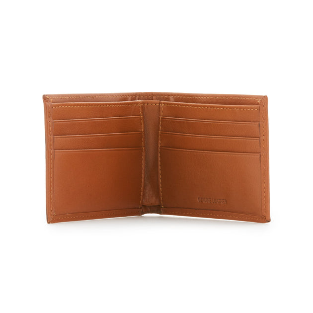 Calvin Klein Men's Saffiano Leather Slim Bifold Wallet Blue